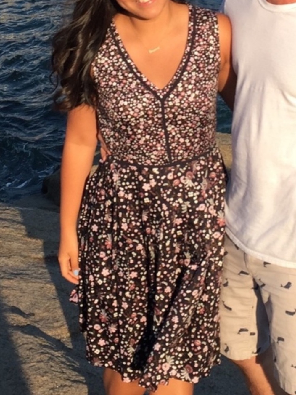 Brooks Brothers floral dress, 14